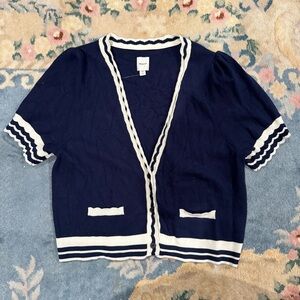 Maeve by Anthropologie short sleeved cardigan